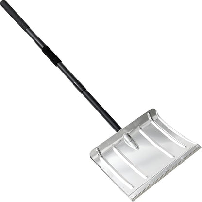 FactionGarden Heavy Duty Aluminum Snow Shovel – 53/66-Inch Adjustable Snow Removal Shovel for Driveways, Sidewalks, Garage & Garden - Garden & Landscaping with | Sold by Uncle Wiener's Wholesale
