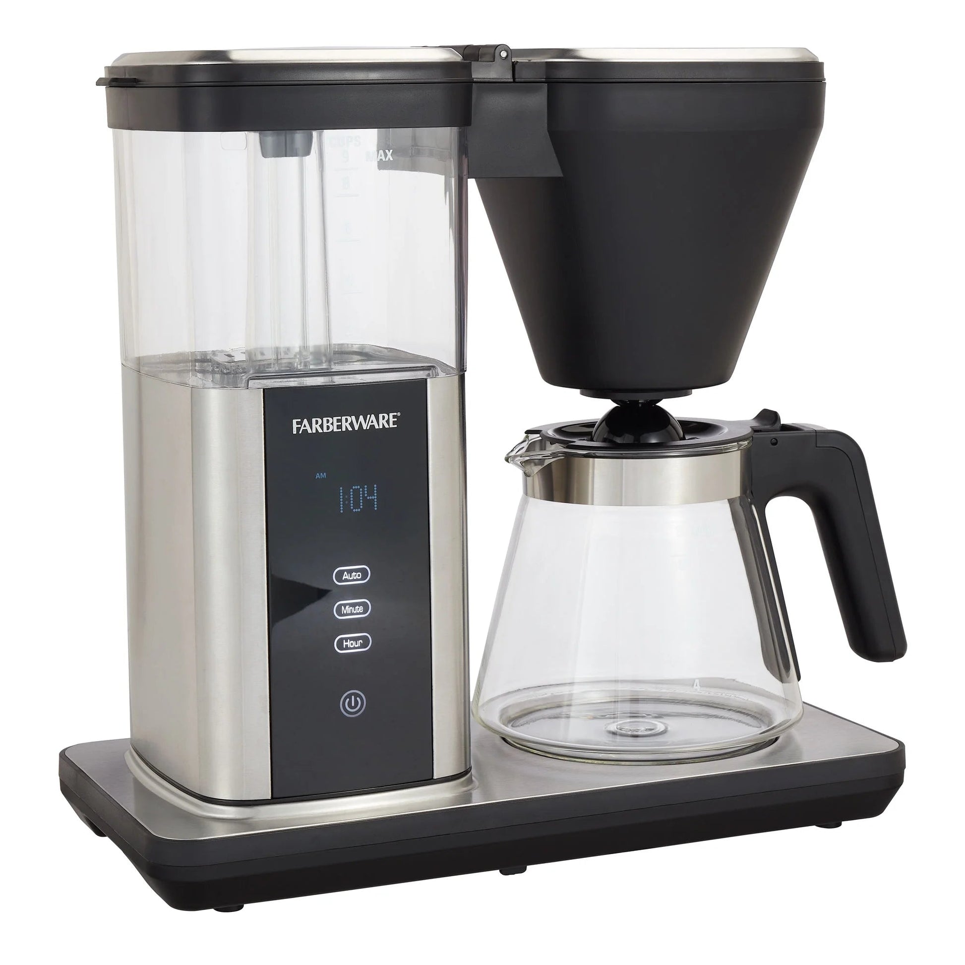 Farberware 9 - Cup High Temperature Drip Coffee Maker – 1.35L Capacity, Black 4897074552711 - with | Sold by Uncle Wiener's Wholesale
