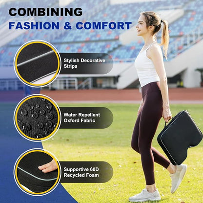FASTMOMENT Portable Stadium Seat Cushions – 2.56" Thick Padded Bleacher Cushions with Carry Handles - General Equipment with 1 Cushion | Sold by Uncle Wiener's Wholesale