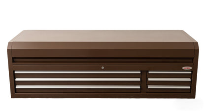 Fatboy 72" Upper Tool Chest – Heavy - Duty 6 Drawer Steel Tool Storage Cabinet with Flip - Up Lid - with 72" Upper Tool Chest – Blue | Sold by Uncle Wiener's Wholesale