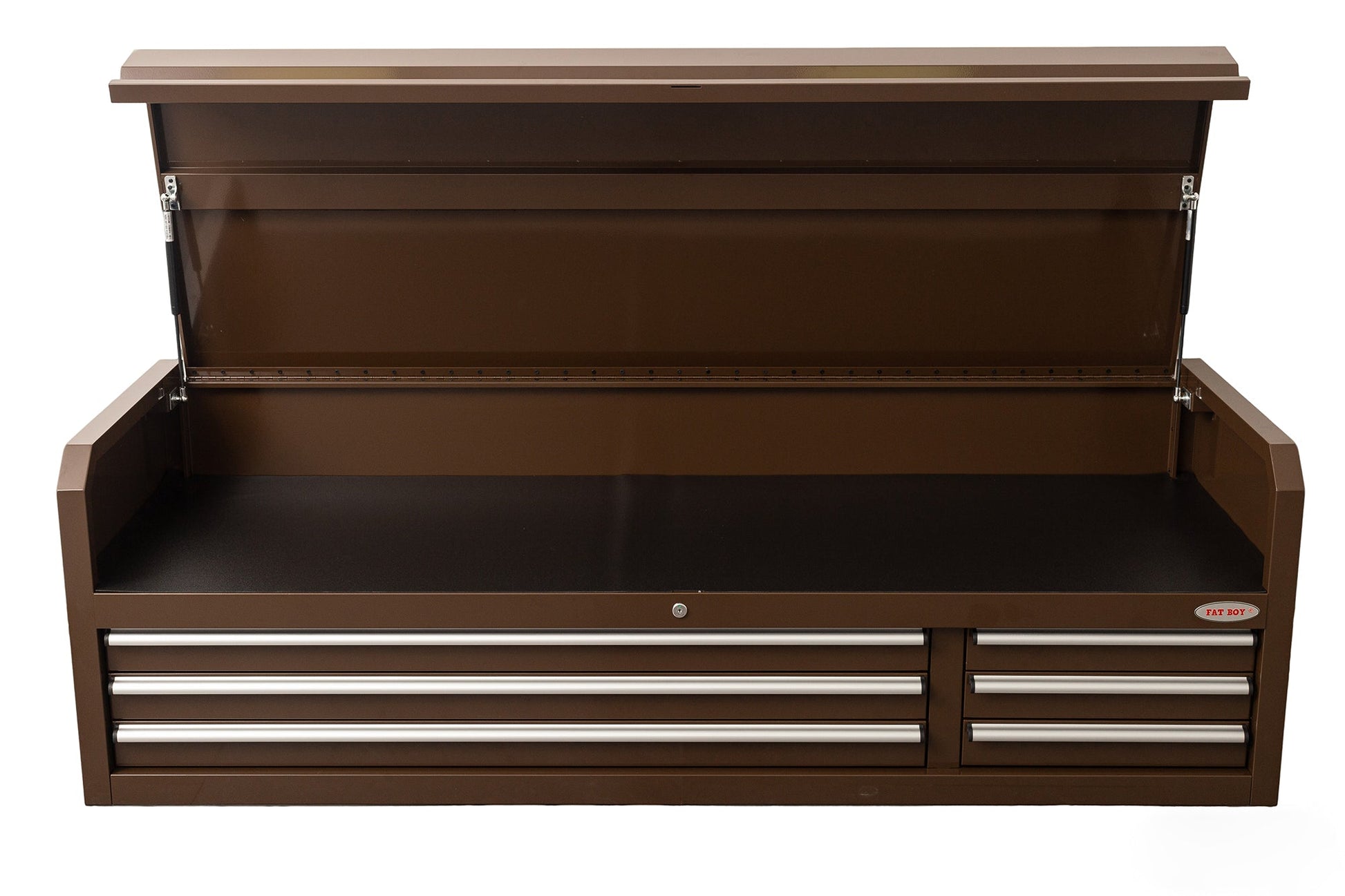 Fatboy 72" Upper Tool Chest – Heavy - Duty 6 Drawer Steel Tool Storage Cabinet with Flip - Up Lid - with 72" Upper Tool Chest – Blue | Sold by Uncle Wiener's Wholesale