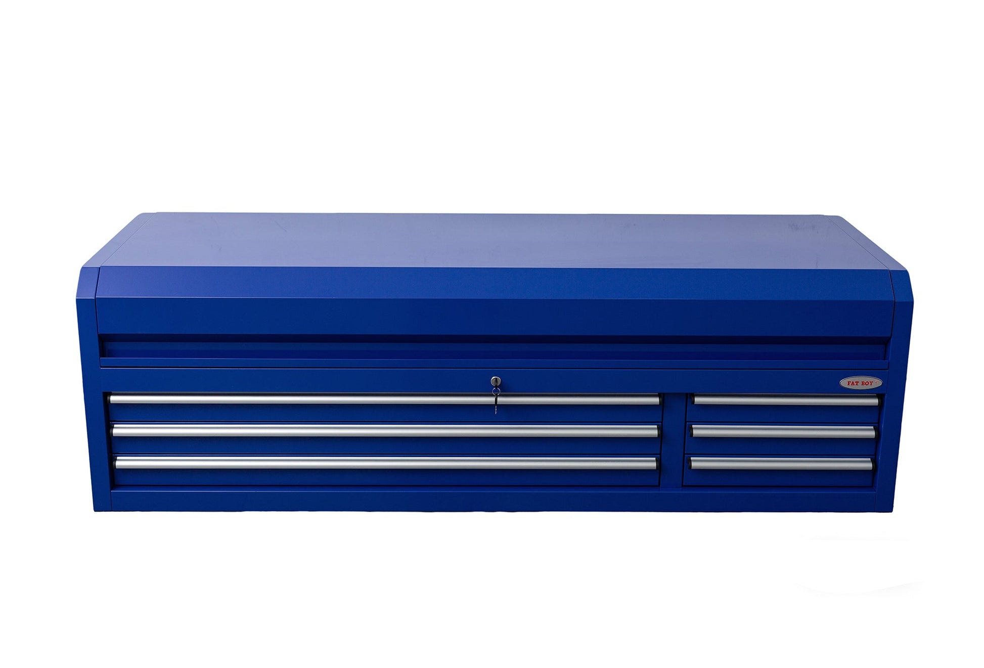 Fatboy 72" Upper Tool Chest – Heavy - Duty 6 Drawer Steel Tool Storage Cabinet with Flip - Up Lid - with 72" Upper Tool Chest – Dark Blue | Sold by Uncle Wiener's Wholesale