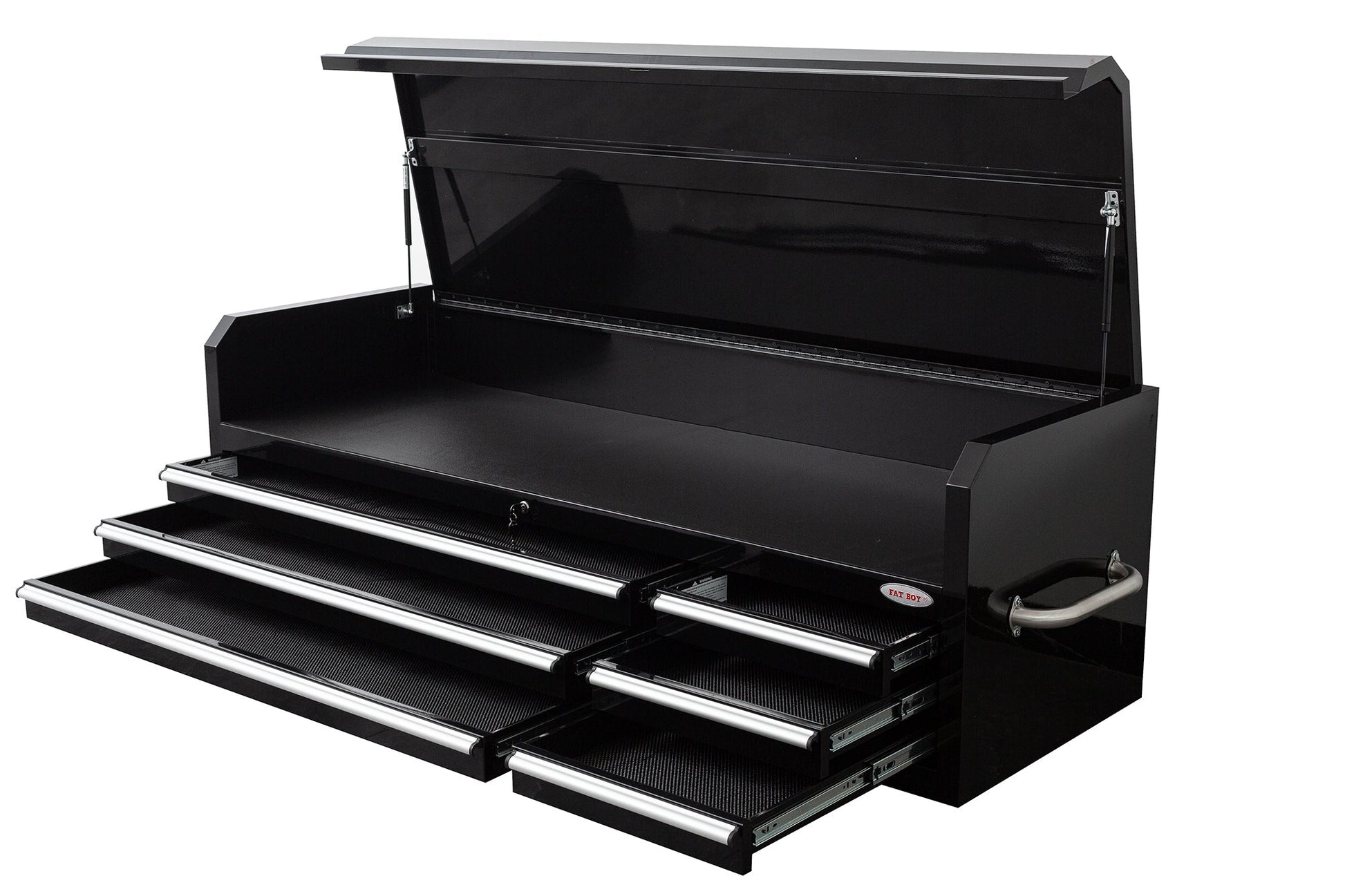 Fatboy 72" Upper Tool Chest – Heavy - Duty 6 Drawer Steel Tool Storage Cabinet with Flip - Up Lid - with 72" Upper Tool Chest – Orange | Sold by Uncle Wiener's Wholesale