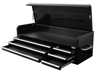 Fatboy 72" Upper Tool Chest – Heavy - Duty 6 Drawer Steel Tool Storage Cabinet with Flip - Up Lid - with 72" Upper Tool Chest – Orange | Sold by Uncle Wiener's Wholesale