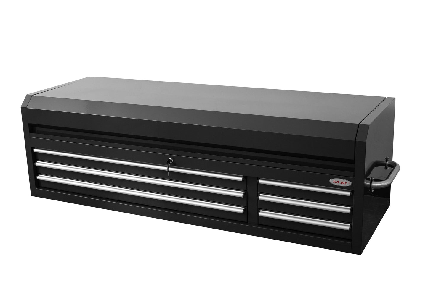 Fatboy 72" Upper Tool Chest – Heavy - Duty 6 Drawer Steel Tool Storage Cabinet with Flip - Up Lid - with 72" Upper Tool Chest – Gray | Sold by Uncle Wiener's Wholesale