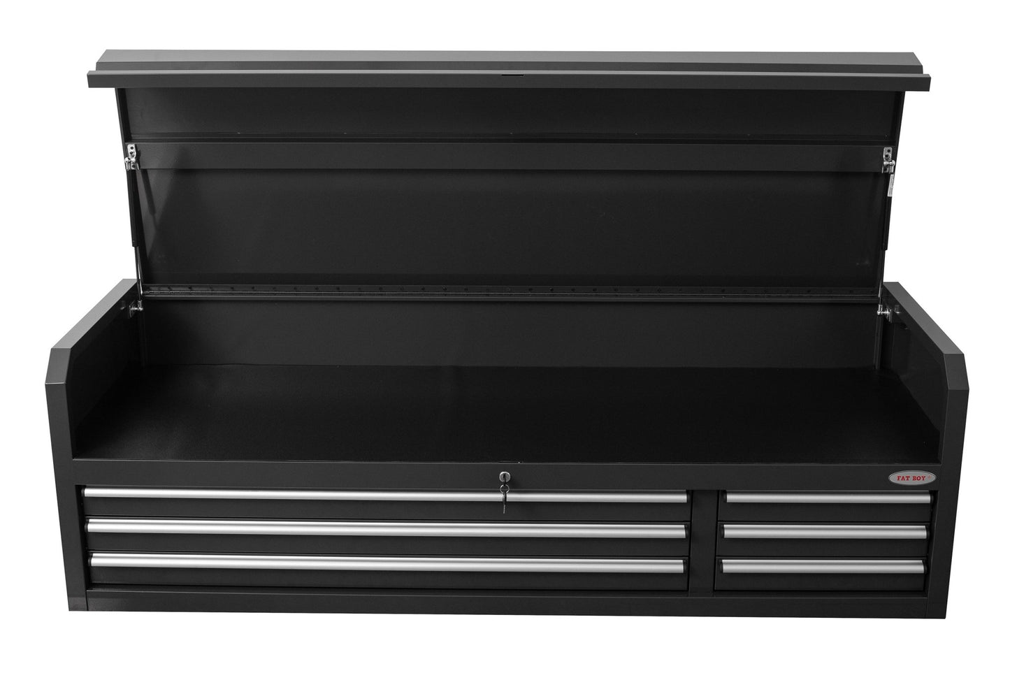 Fatboy 72" Upper Tool Chest – Heavy - Duty 6 Drawer Steel Tool Storage Cabinet with Flip - Up Lid - with 72" Upper Tool Chest – Gray | Sold by Uncle Wiener's Wholesale