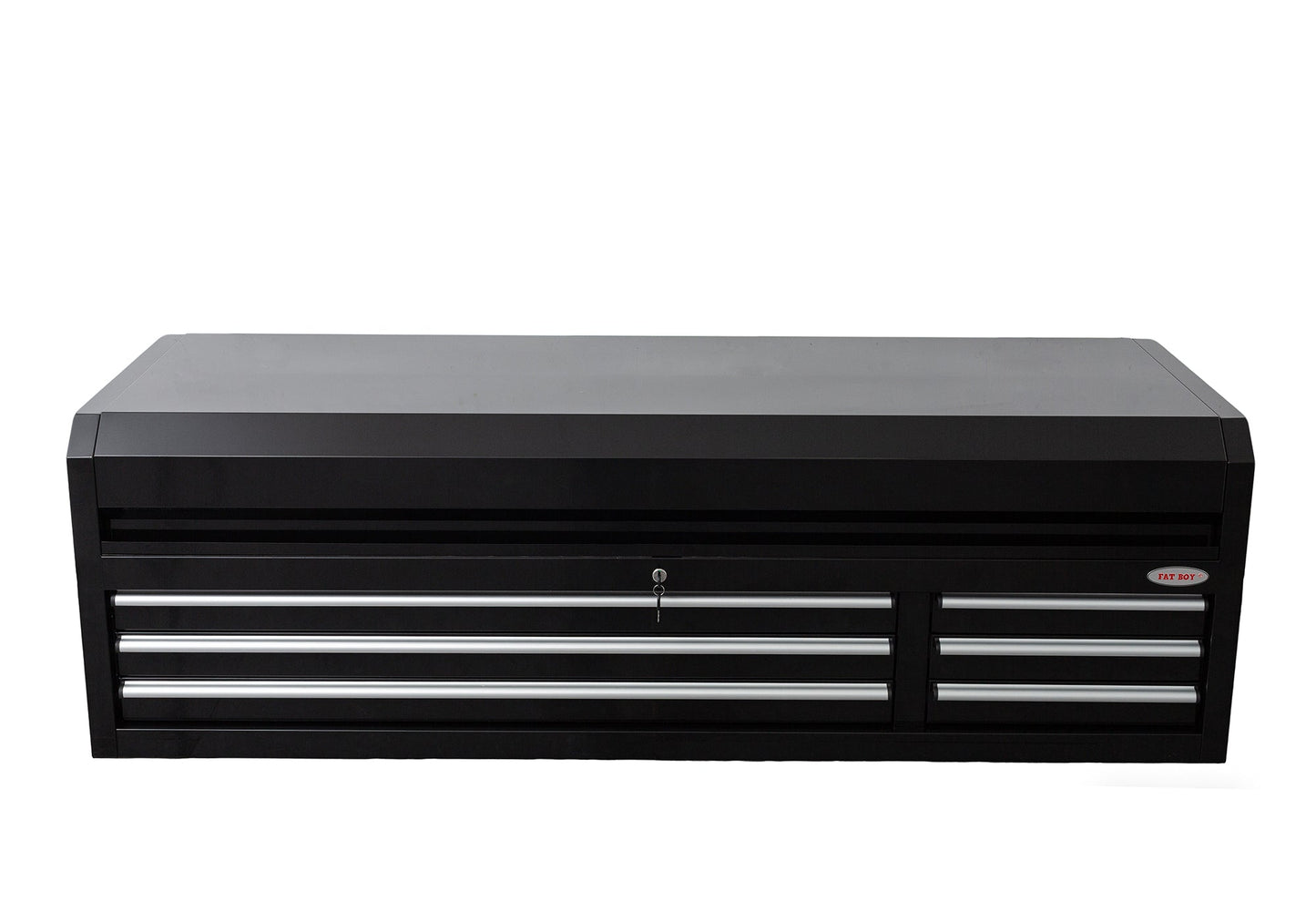 Fatboy 72" Upper Tool Chest – Heavy - Duty 6 Drawer Steel Tool Storage Cabinet with Flip - Up Lid - with 72" Upper Tool Chest – Black | Sold by Uncle Wiener's Wholesale