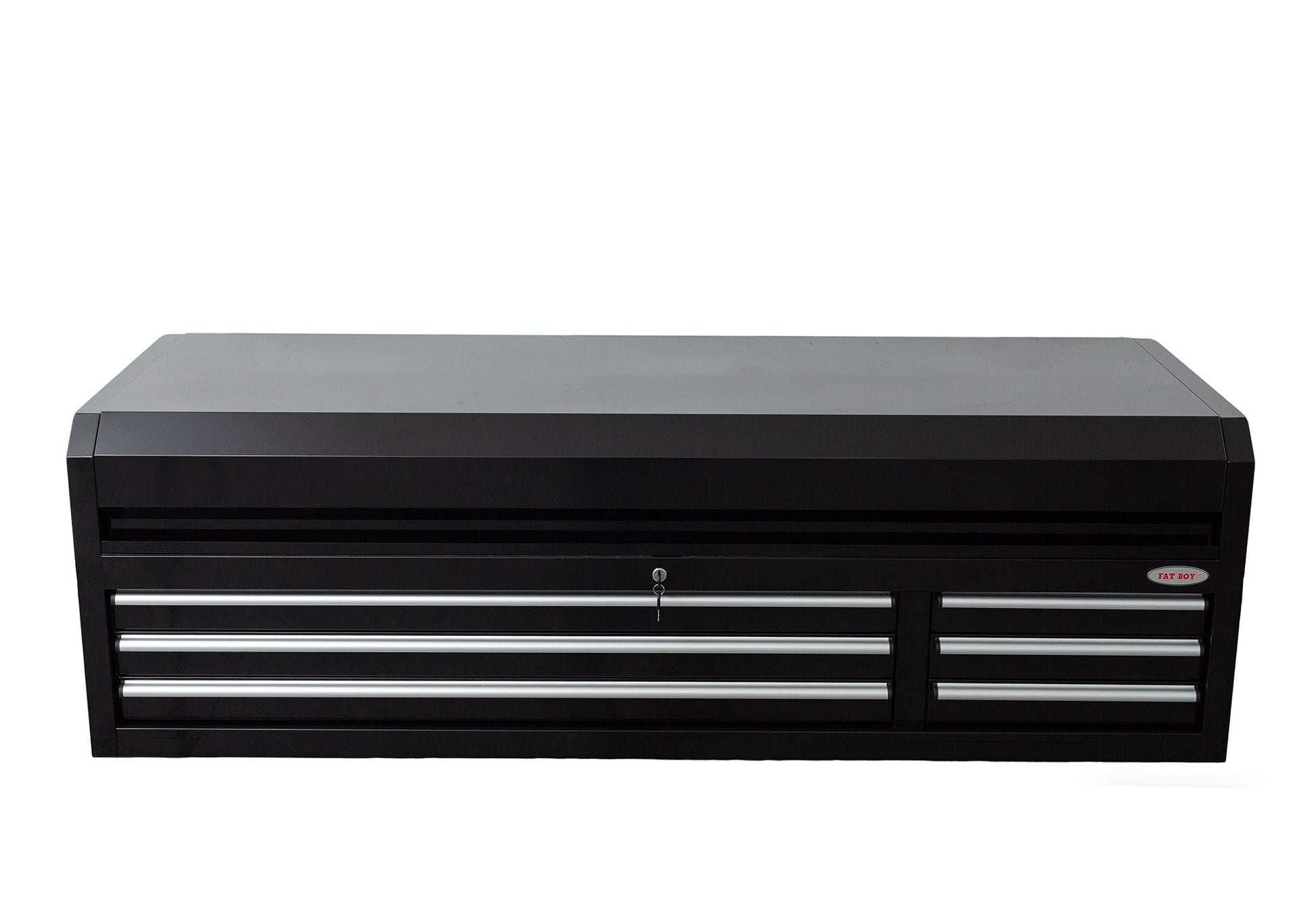 Fatboy 72" Upper Tool Chest – Heavy - Duty 6 Drawer Steel Tool Storage Cabinet with Flip - Up Lid - with 72" Upper Tool Chest – Black | Sold by Uncle Wiener's Wholesale