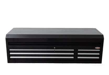 Fatboy 72" Upper Tool Chest – Heavy - Duty 6 Drawer Steel Tool Storage Cabinet with Flip - Up Lid - with 72" Upper Tool Chest – Black | Sold by Uncle Wiener's Wholesale