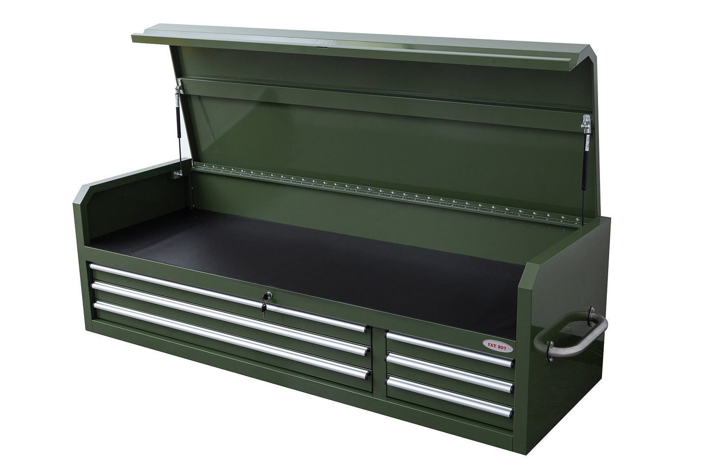Fatboy 72" Upper Tool Chest – Heavy - Duty 6 Drawer Steel Tool Storage Cabinet with Flip - Up Lid - with 72" Upper Tool Chest – Neon Pink | Sold by Uncle Wiener's Wholesale