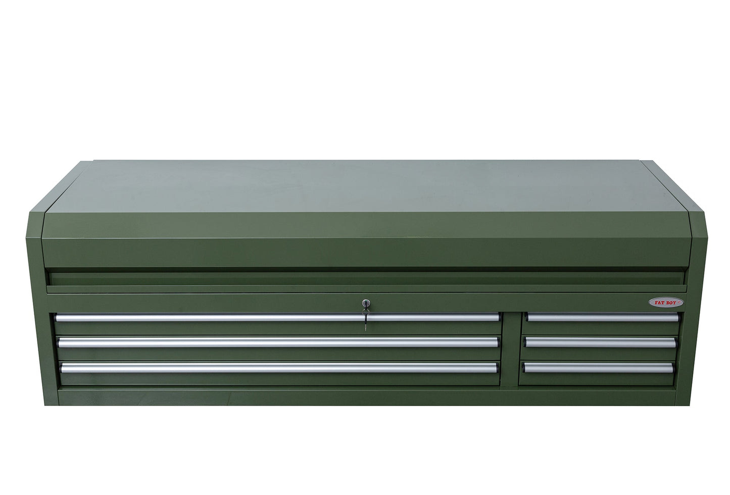 Fatboy 72" Upper Tool Chest – Heavy - Duty 6 Drawer Steel Tool Storage Cabinet with Flip - Up Lid - with 72" Upper Tool Chest – Emerald Green | Sold by Uncle Wiener's Wholesale