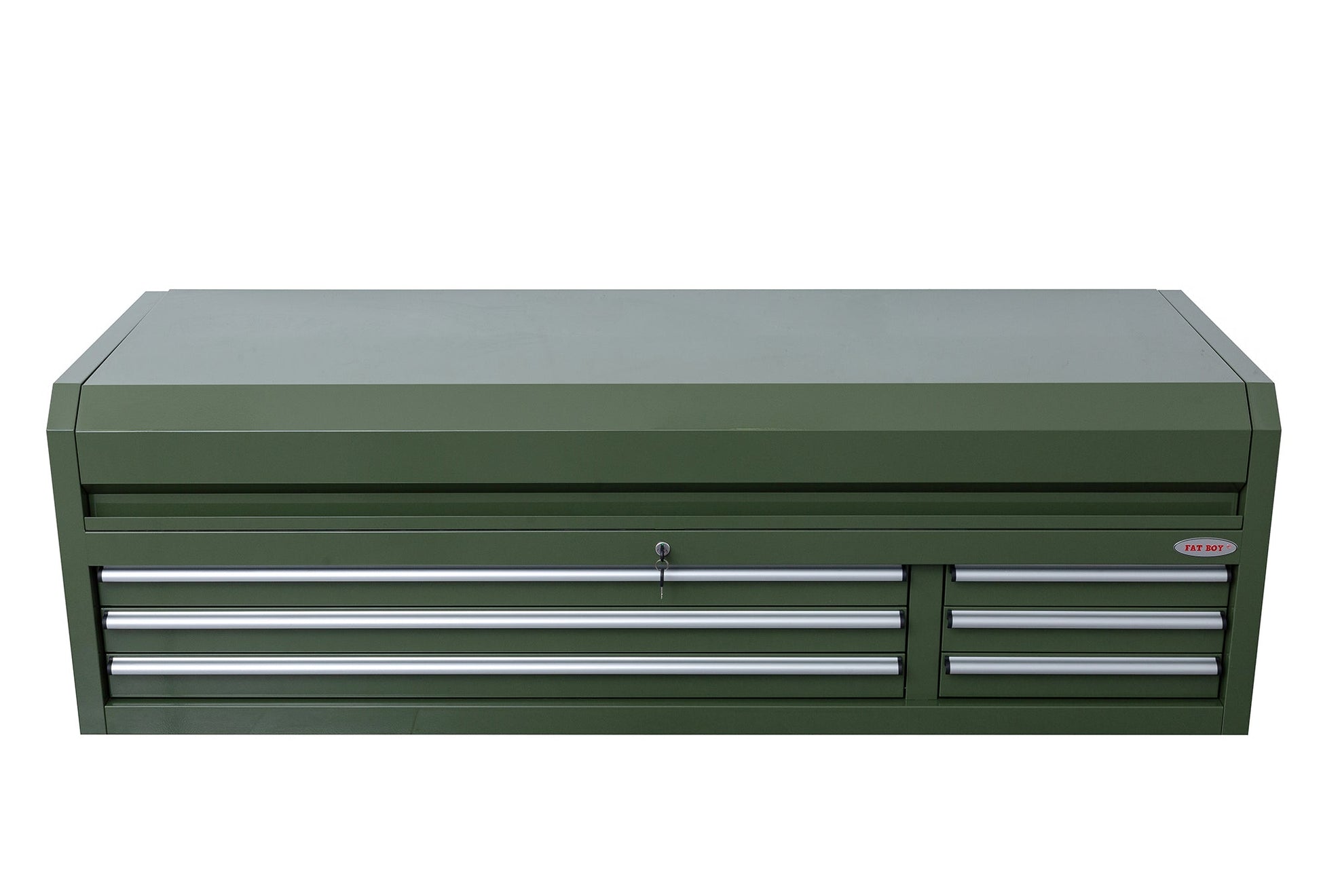 Fatboy 72" Upper Tool Chest – Heavy - Duty 6 Drawer Steel Tool Storage Cabinet with Flip - Up Lid - with 72" Upper Tool Chest – Emerald Green | Sold by Uncle Wiener's Wholesale