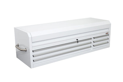 Fatboy 72" Upper Tool Chest – Heavy - Duty 6 Drawer Steel Tool Storage Cabinet with Flip - Up Lid - with 72" Upper Tool Chest – White | Sold by Uncle Wiener's Wholesale