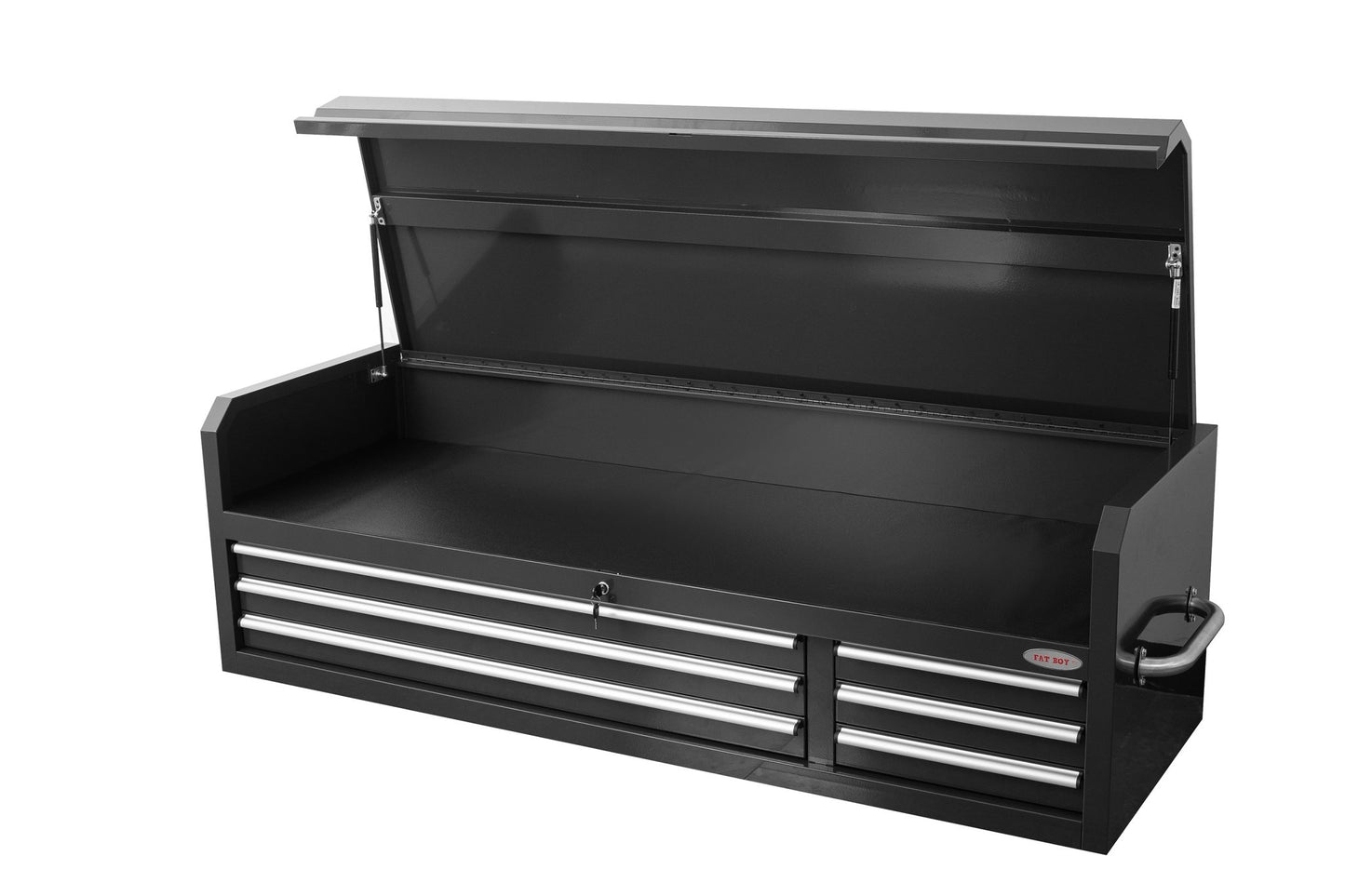 Fatboy 72" Upper Tool Chest – Heavy - Duty 6 Drawer Steel Tool Storage Cabinet with Flip - Up Lid - with 72" Upper Tool Chest – Gray | Sold by Uncle Wiener's Wholesale