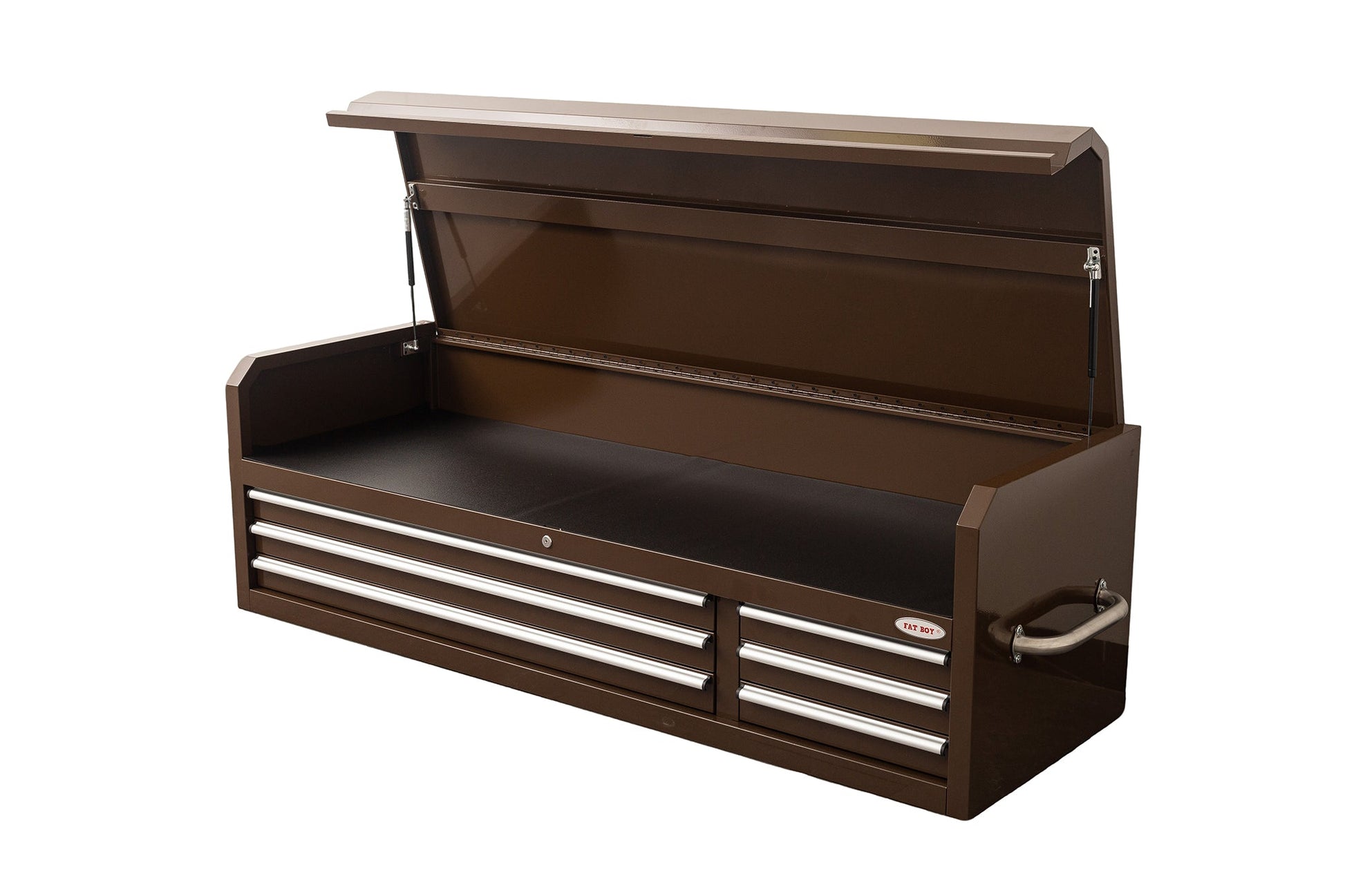 Fatboy 72" Upper Tool Chest – Heavy - Duty 6 Drawer Steel Tool Storage Cabinet with Flip - Up Lid - with 72" Upper Tool Chest – Blue | Sold by Uncle Wiener's Wholesale