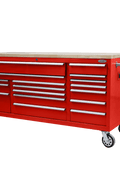 Fatboy Xtra Wide 17 - Drawer Tool Box – Heavy - Duty Roller Tool Bench Storage - with Red | Sold by Uncle Wiener's Wholesale