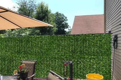 Faux Ivy Privacy Fence Screen Hedge 100″ × 59″ S3065  - with | Sold by Uncle Wiener's Wholesale