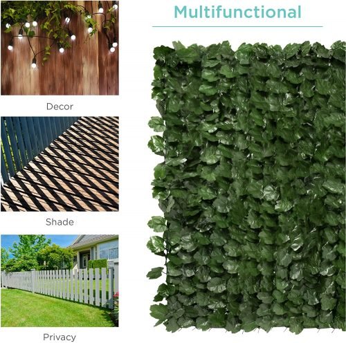 Faux Ivy Privacy Fence Screen Hedge 100″ × 59″ S3065  - with | Sold by Uncle Wiener's Wholesale