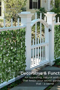 Faux Ivy Privacy Fence Screen Hedge 100″ × 59″ S3065  - with | Sold by Uncle Wiener's Wholesale