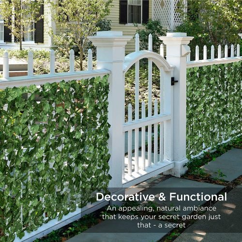 Faux Ivy Privacy Fence Screen Hedge 100″ × 59″ S3065  - with | Sold by Uncle Wiener's Wholesale