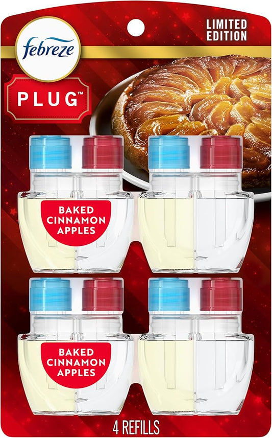 Febreze Plug-In Air Freshener Oil Refills – Odor-Fighting Home Scent Refills, 4 Count - Home products with | Sold by Uncle Wiener's Wholesale