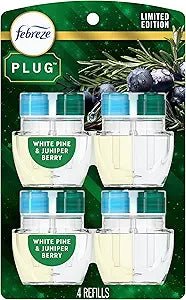 Febreze Plug-In Air Freshener Oil Refills – Odor-Fighting Home Scent Refills, 4 Count - Home products with Pine & Berry | Sold by Uncle Wiener's Wholesale