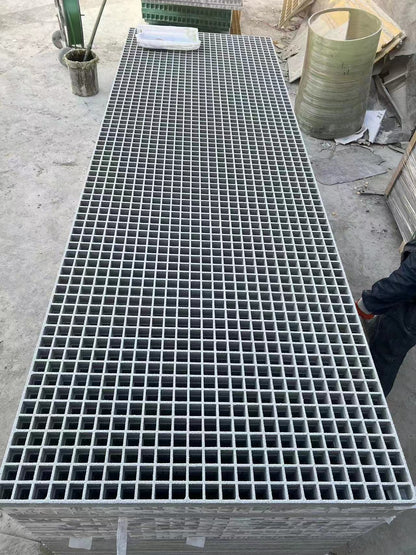 Fiberglass Molded Grating – 6.48' x 4' x 1" Vinyl Ester, Corrosion & Impact Resistant - with +10 | Sold by Uncle Wiener's Wholesale
