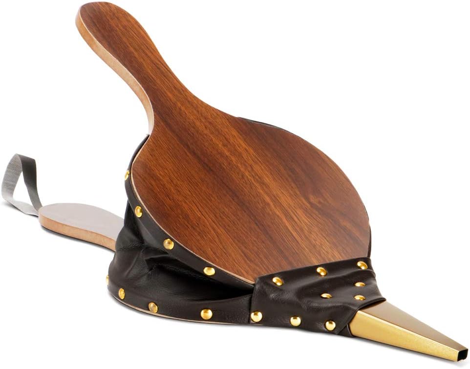 Fireplace Bellows 17" × 7.5" Large Wood Fire Air Blower With Cast Nozzle S1361 - with | Sold by Uncle Wiener's Wholesale