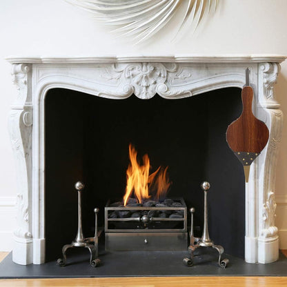 Fireplace Bellows 17" × 7.5" Large Wood Fire Air Blower With Cast Nozzle S1361 - with | Sold by Uncle Wiener's Wholesale