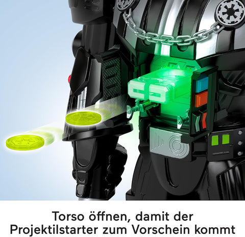 Fisher - Price Imaginext Star Wars Darth Vader Bot 2+ Ft Tall Toy, Lights Sounds & Stormtrooper Metal Character Key for Kids Ages 3+ Years - with | Sold by Uncle Wiener's Wholesale