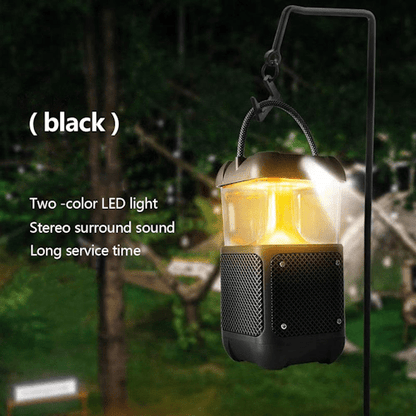 Flame Light Bluetooth Speaker Outdoor Waterproof Lantern Speaker with Ambient LED Light for Patio, Garden, Camping &amp; Desk FLMBT6 - with | Sold by Uncle Wiener's Wholesale