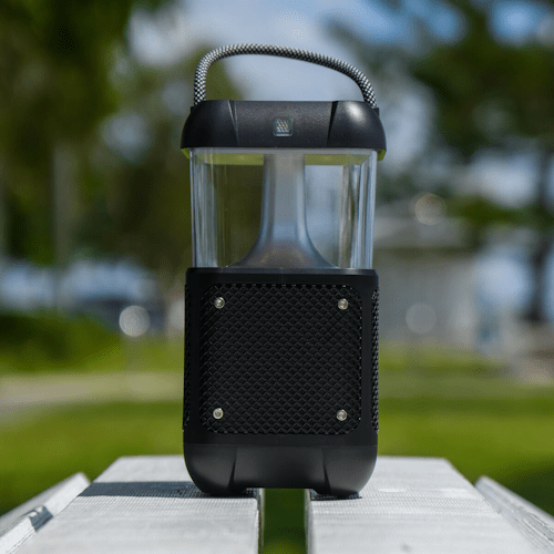 Flame Light Bluetooth Speaker Outdoor Waterproof Lantern Speaker with Ambient LED Light for Patio, Garden, Camping &amp; Desk FLMBT6 - with | Sold by Uncle Wiener's Wholesale