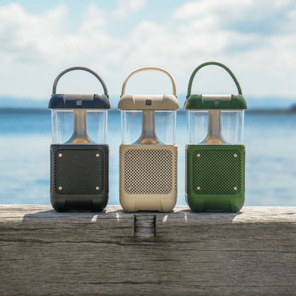Flame Light Bluetooth Speaker Outdoor Waterproof Lantern Speaker with Ambient LED Light for Patio, Garden, Camping &amp; Desk FLMBT6 - with | Sold by Uncle Wiener's Wholesale