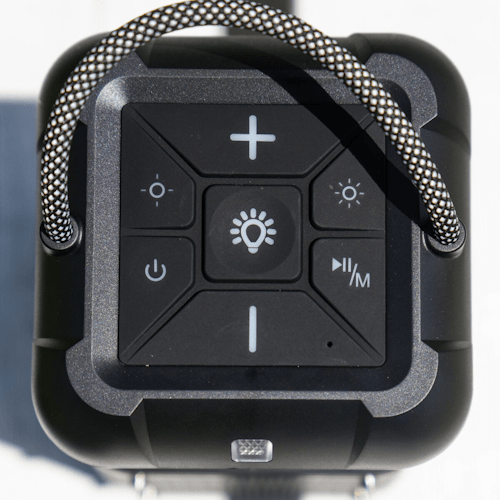 Flame Light Bluetooth Speaker Outdoor Waterproof Lantern Speaker with Ambient LED Light for Patio, Garden, Camping &amp; Desk FLMBT6 - with | Sold by Uncle Wiener's Wholesale