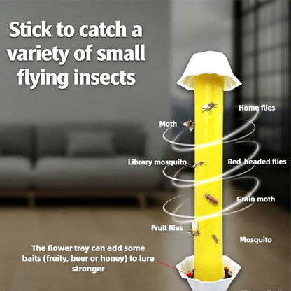 Fly Catcher With Bait Hanging Insect Trap Indoor & Outdoor FLYB01 - with | Sold by Uncle Wiener's Wholesale