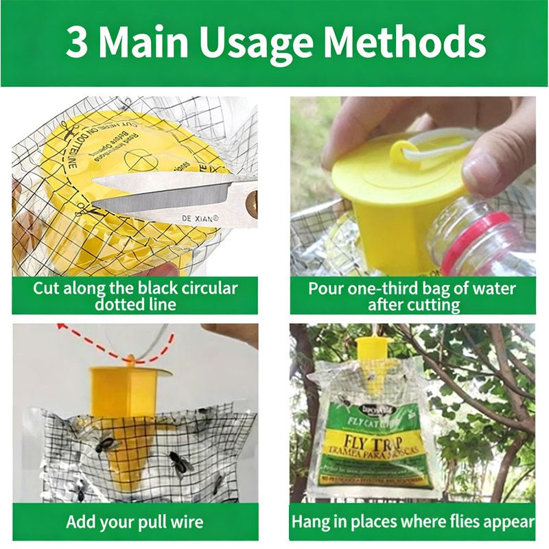 Fly Stick Hanging Sticky Fly Trap Indoor Insect Control FLYSTK - with | Sold by Uncle Wiener's Wholesale