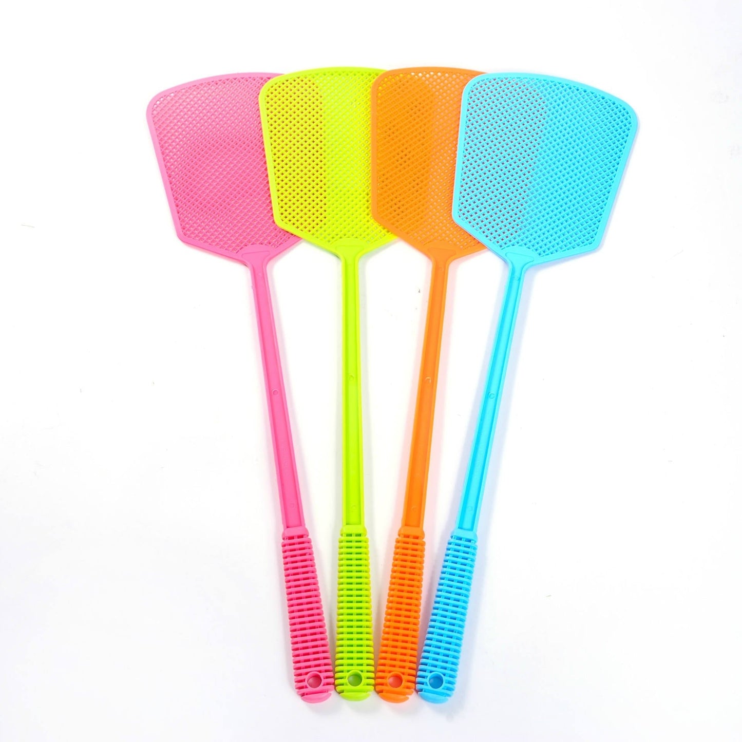 Fly Swatter 5-Pack Heavy Duty Plastic Bug Swatter Set 19.5" MFS495 - with | Sold by Uncle Wiener's Wholesale
