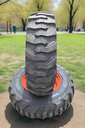 Foam-Filled Skid Steer Tire and Rim Assembly for Bobcat
12x16.5 No-Flat Heavy-Duty Skid Steer Wheel Set
Orange Rim Polyurethane Foam Skid Steer Tires