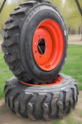 Foam-Filled Skid Steer Tire and Rim Assembly for Bobcat
12x16.5 No-Flat Heavy-Duty Skid Steer Wheel Set
Orange Rim Polyurethane Foam Skid Steer Tires