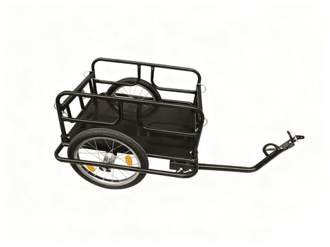 Foldable Bicycle Cargo Trailer Cart – Heavy - Duty 16" Wheel Utility Wagon for Bikes, Groceries & Camping Gear TC3005 - with | Sold by Uncle Wiener's Wholesale