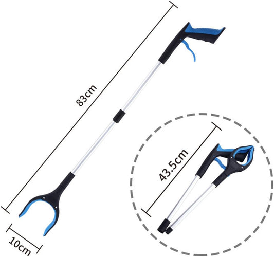 Foldable Litter Picker with Magnet, Aluminum Handle 32" Lightweight Grabber Tool 104231 - with | Sold by Uncle Wiener's Wholesale