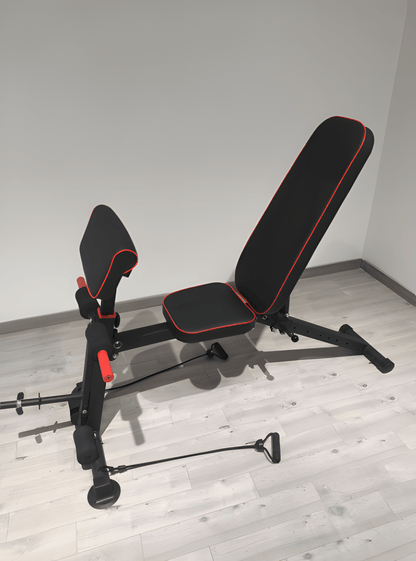 Foldable Multi - Position Adjustable Workout Bench – Compact Home Gym Bench WB0173 - with | Sold by Uncle Wiener's Wholesale