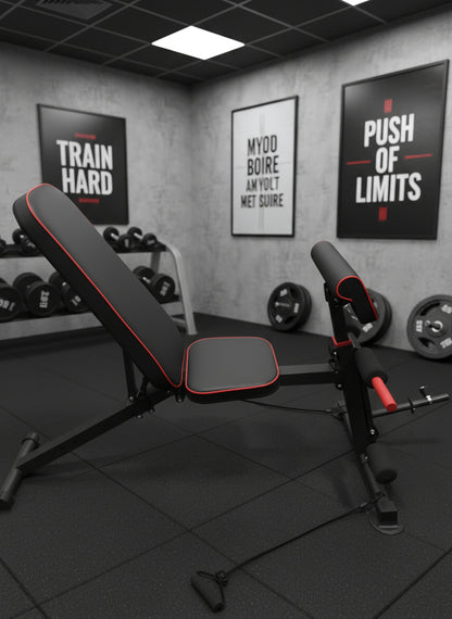 Foldable Multi - Position Adjustable Workout Bench – Compact Home Gym Bench WB0173 - with | Sold by Uncle Wiener's Wholesale