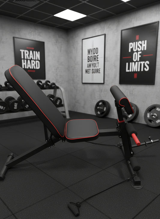 Foldable Multi - Position Adjustable Workout Bench – Compact Home Gym Bench WB0173 - with | Sold by Uncle Wiener's Wholesale