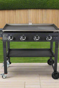 FOLDABLE PROPANE GRIDDLES - with QUAD BURNER 36" GRIDDLE | Sold by Uncle Wiener's Wholesale