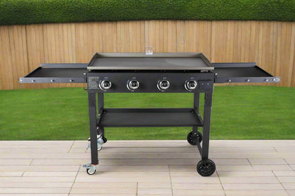 FOLDABLE PROPANE GRIDDLES - with QUAD BURNER 36" GRIDDLE | Sold by Uncle Wiener's Wholesale