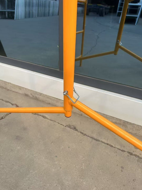 Foldable Scaffold with Wheels – 660 lb Load, 4 Casters, 61” Height FSP30011 - with | Sold by Uncle Wiener's Wholesale