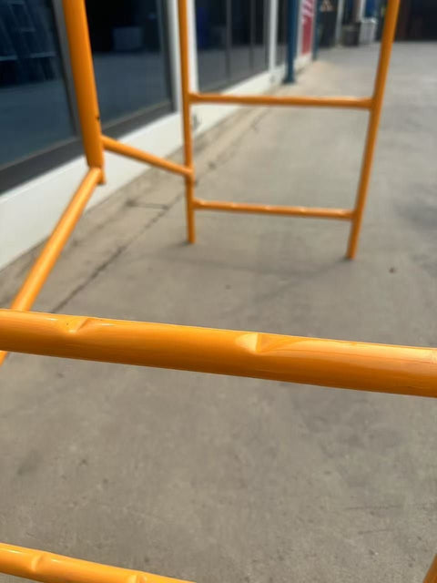 Foldable Scaffold with Wheels – 660 lb Load, 4 Casters, 61” Height FSP30011 - with | Sold by Uncle Wiener's Wholesale