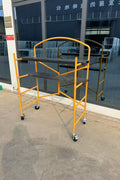 Foldable Scaffold with Wheels – 660 lb Load, 4 Casters, 61” Height FSP30011 - with | Sold by Uncle Wiener's Wholesale