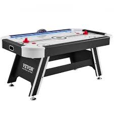Folding Air Hockey Table – Space - Saving Design with Motorized Blower for Smooth Play, SKU: 72AHT - with | Sold by Uncle Wiener's Wholesale